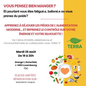 Conférence: Vous pensez bien manger? Et pourtant...